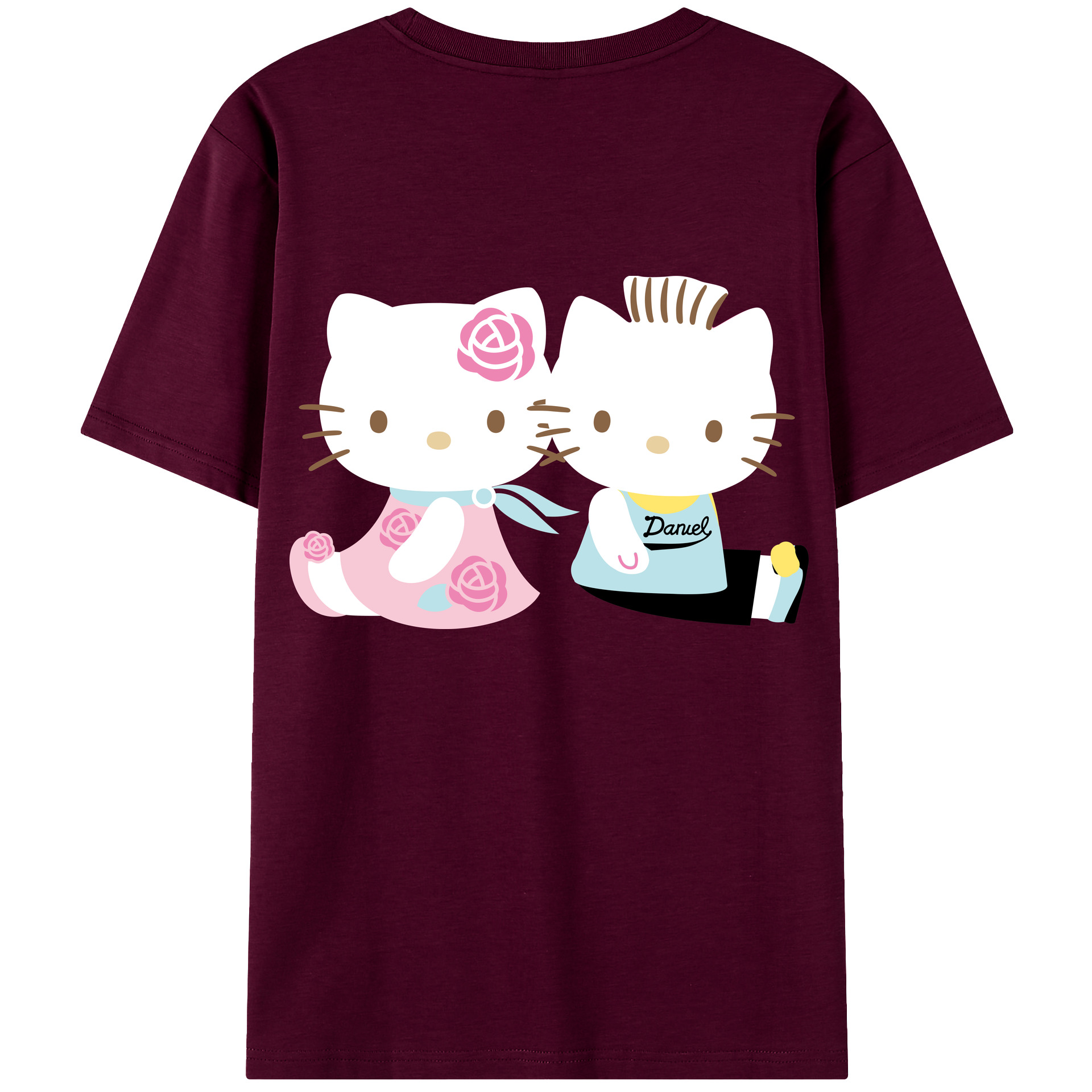 （画像用） Hello Kitty ハローキティ レディース半袖Tシャツ(バックプリント)